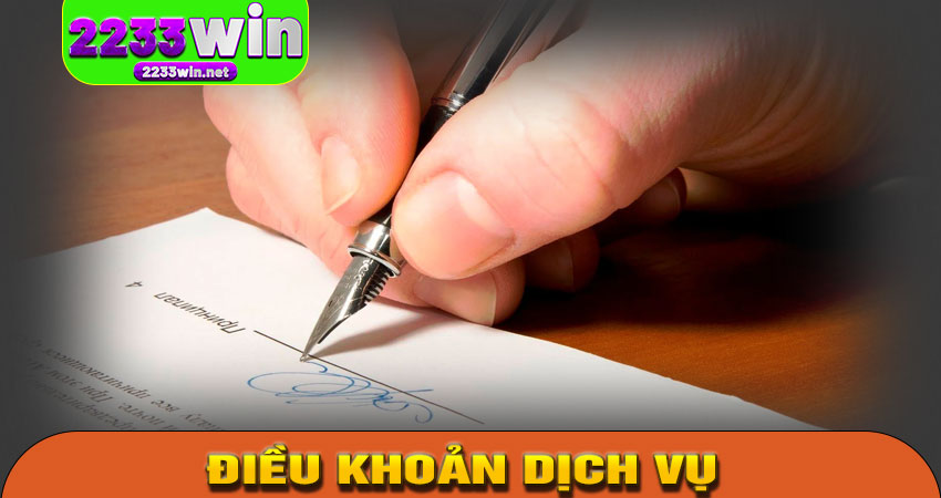 Điều khoản dịch vụ