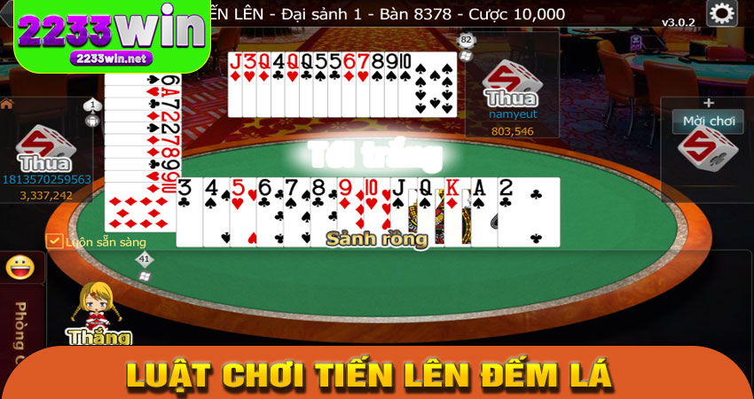 Luật chơi Tiến Lên Đếm Lá trên 2233win